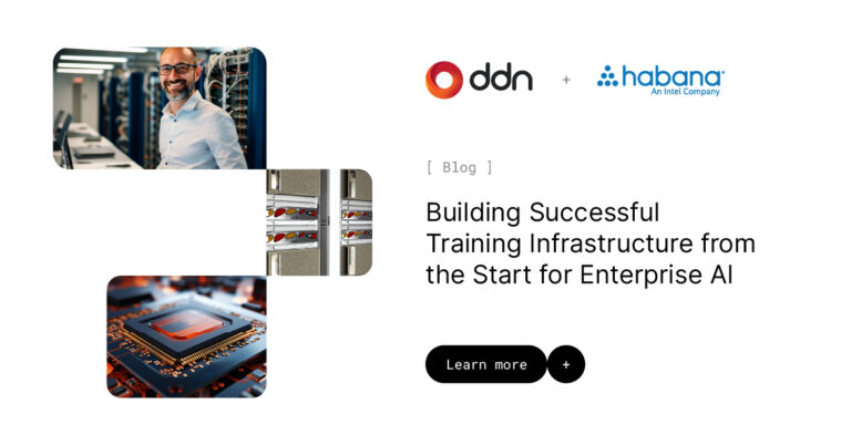 Building Successful Training Infrastructure from the Start for Enterprise Al