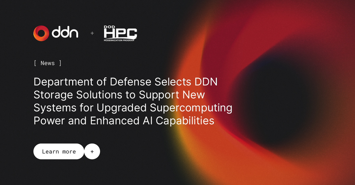 DDN DOD HPC Modernization