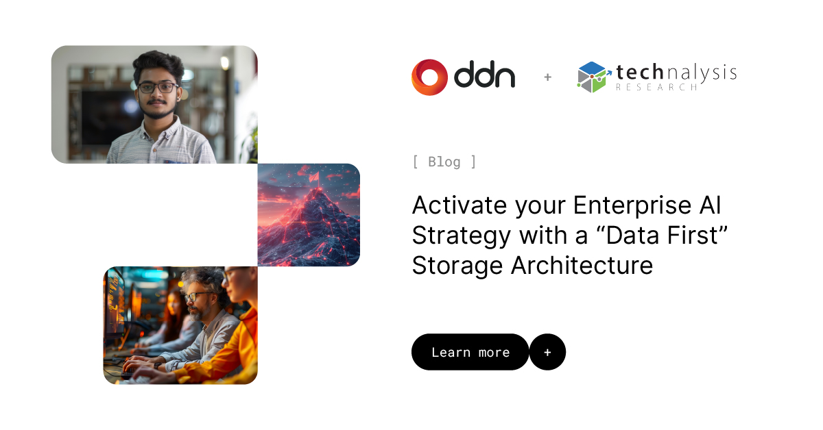 Activate your Enterprise AI Strategy with a “Data First” Storage Architecture