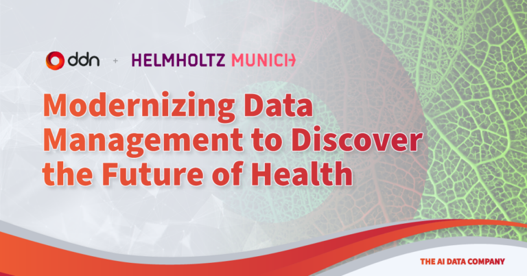 Helmholtz Munich success story with DDN EXAScaler