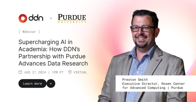 Supercharging AI in Academia: How DDN’s Partnership with Purdue Advances Data Research