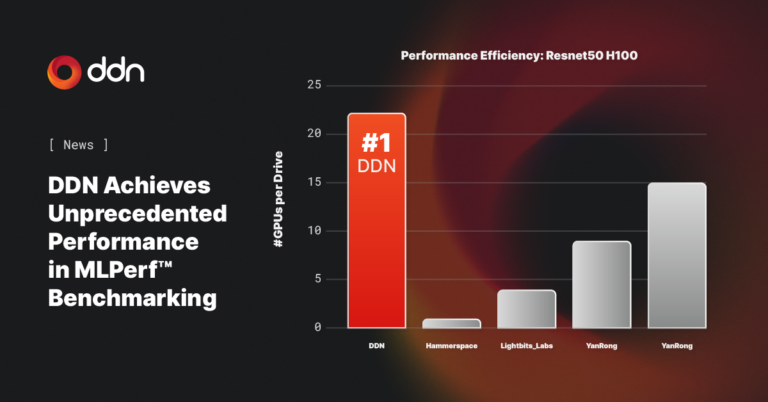 DDN Achieves Unprecedented Performance in MLPerf™ Benchmarking, Empowering Transformative AI Business Outcomes 