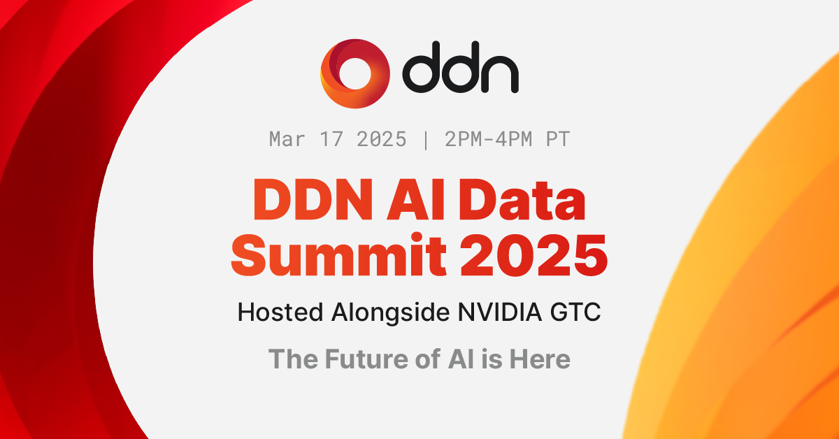 DDN AI Data Summit at GTC25